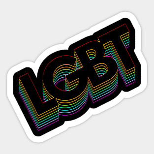 LGBT Outline Sticker